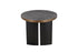 Denny Oval 6 Seater Dining Table - Oak Black